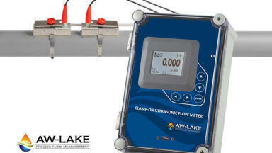 New clamp-on ultrasonic flow meters that install on the outside of pipes without system shutdown, flow obstruction or pressure drop